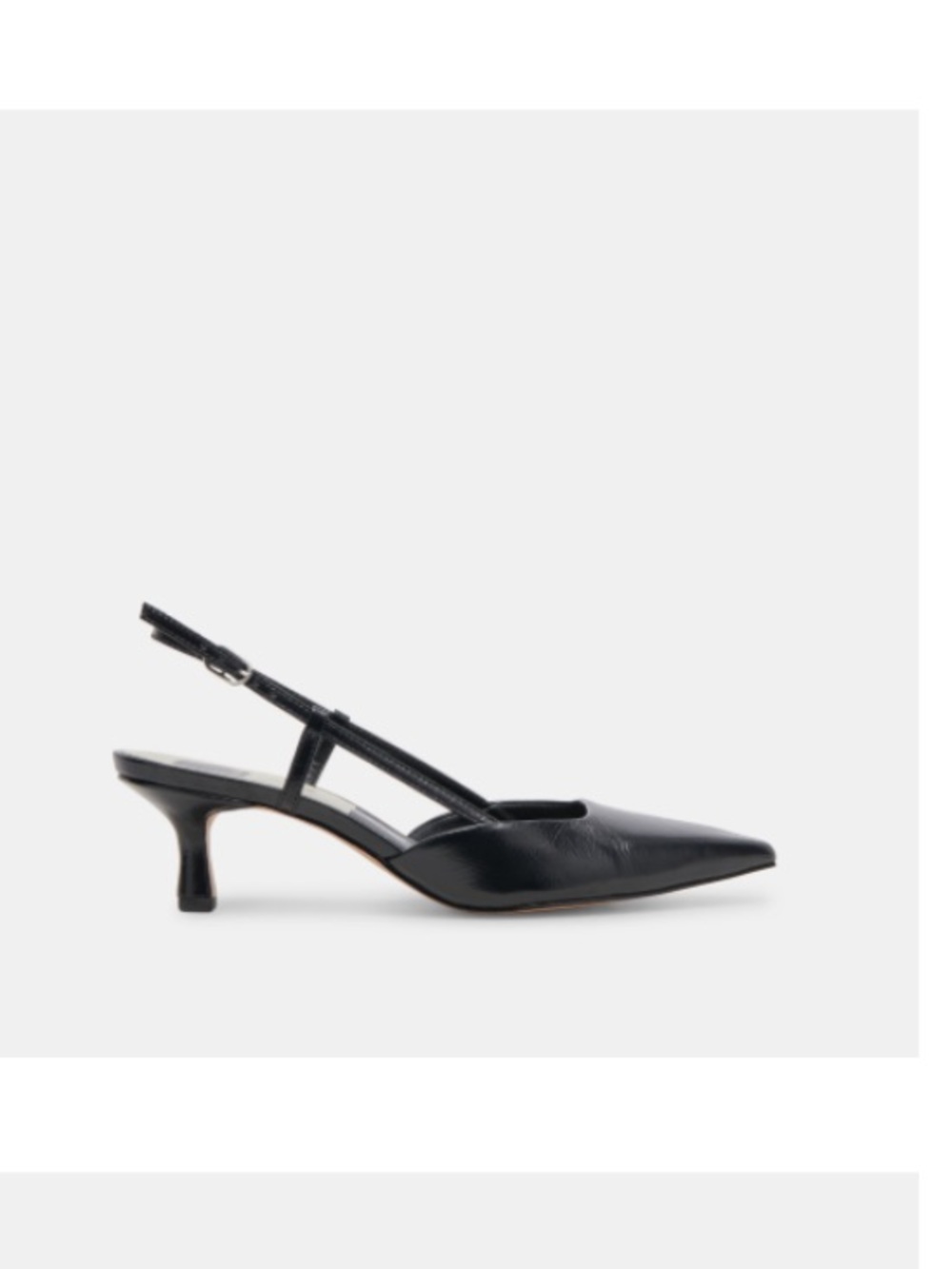 Dolce Vita Black Odela Pointed Slingback Mules